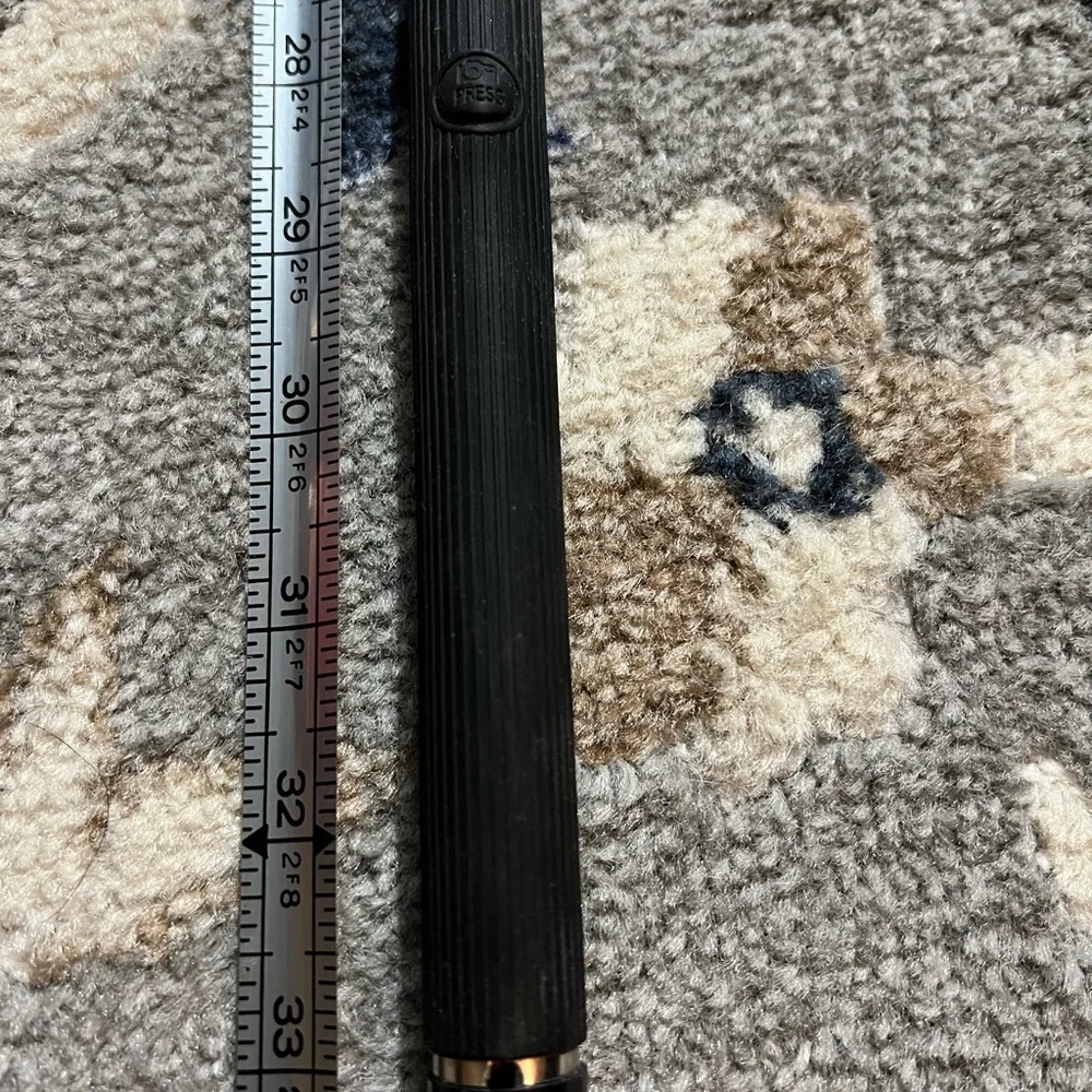 Black Selfie Stick with Wired Connection